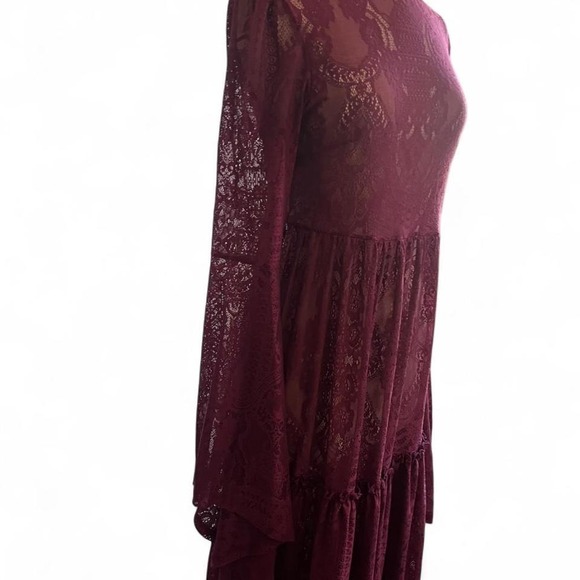 Killstar Hecate dress in plum size large stevie nicks - Picture 4 of 5